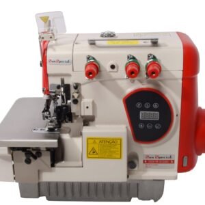 Máquina Costura Overlock Industrial Direct Drive Control Box Acoplado Cabeçote SS93D-PR-SU - Sun Special