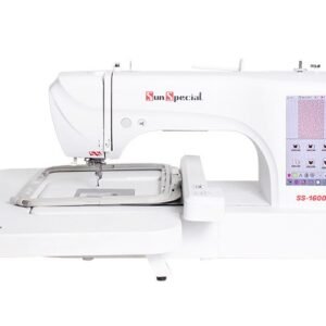 Máquina Bordado Doméstica SS-1600 Bivolt Eletrônica Branca - Sun Special